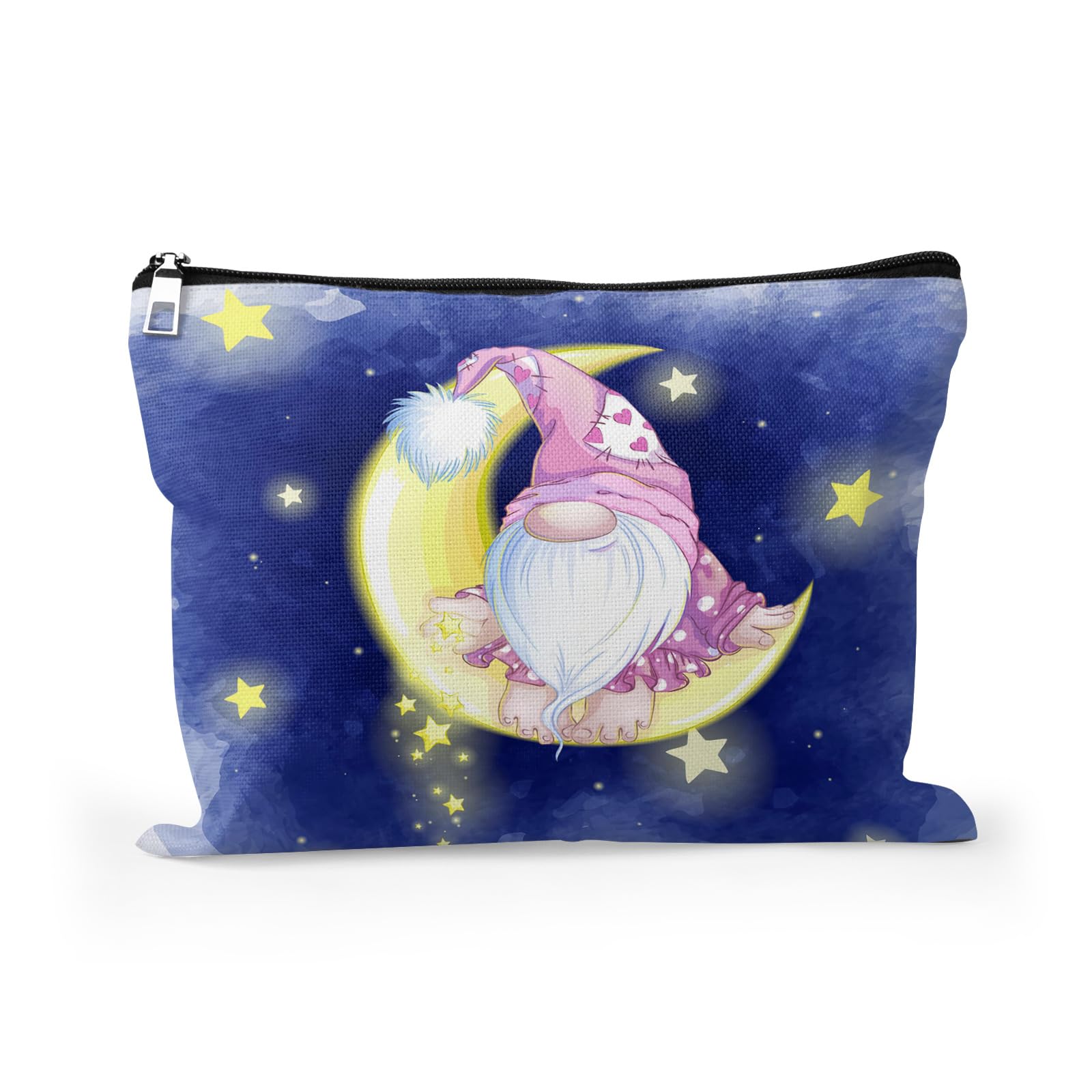 Cafl Hawaiian Palm Leaf Makeup Bag Tropical Palm Trees Cosmetic Bag Zipper Pouch Large Toiltry Bag Travel Linen Make Up Organizer Purse for Women 10×8Inch